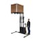 Vestil Adjustable Double Mast Stacker, Load Cap. 2200 lb. S-125-AA-DM - alternate 2